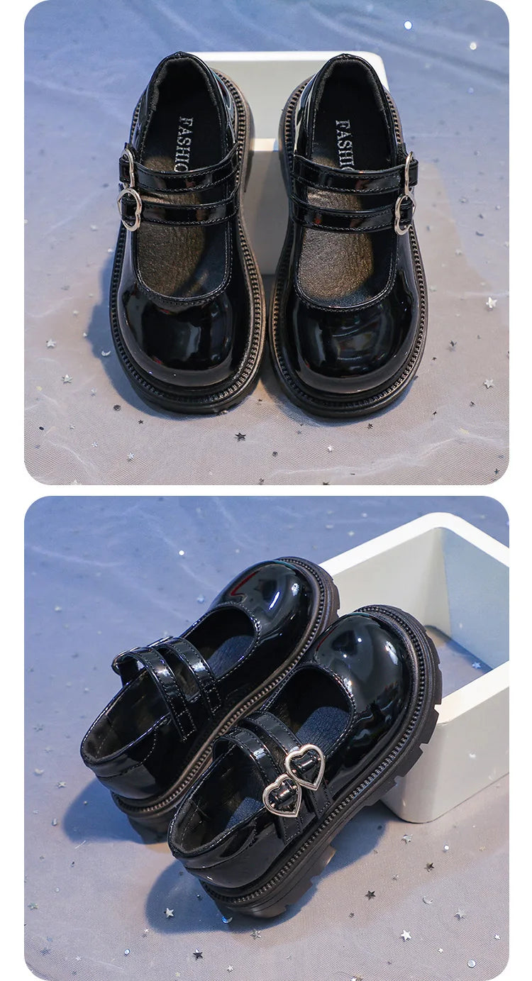 Fashion Girls Shoe 2025 Winter New Girls Soft Soled Loafers Retro Flat Versatile Girl Board Shoe