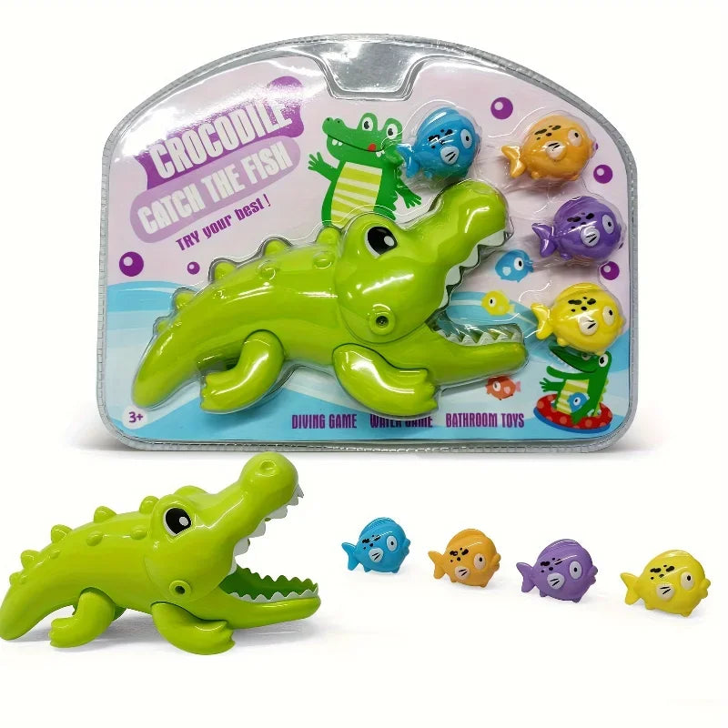 Big Crocodile Water Playset - Interactive and Educational Children's Bath Toys