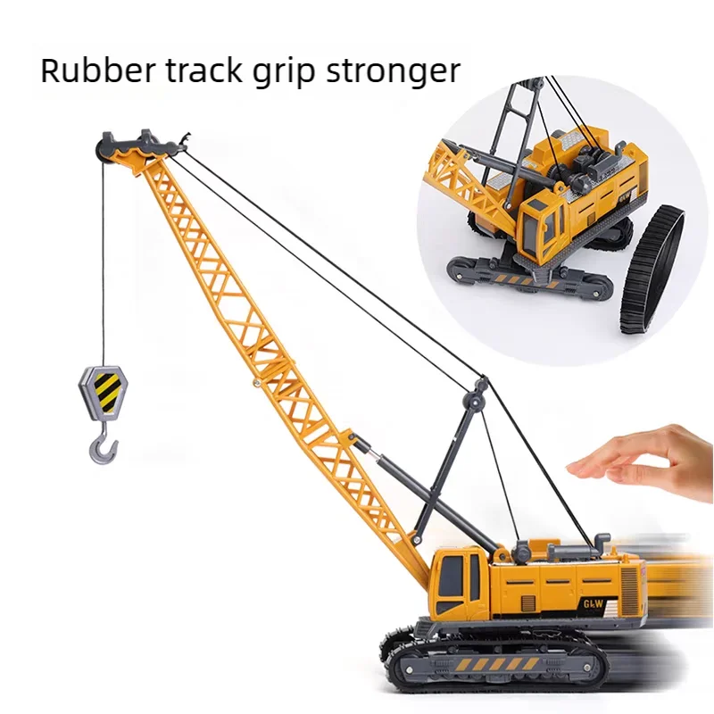 Engineering Vehicle Toys for Boys Alloy+Plastic Tractor Excavator Bulldozer Crane Truck Model Diecast Children Collection Gifts