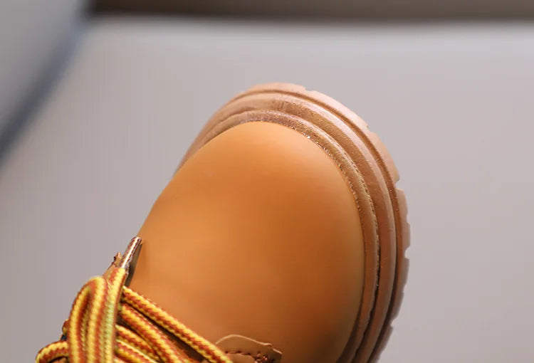 Liam Winter Kids Combat Boots - Non-slip Footwear