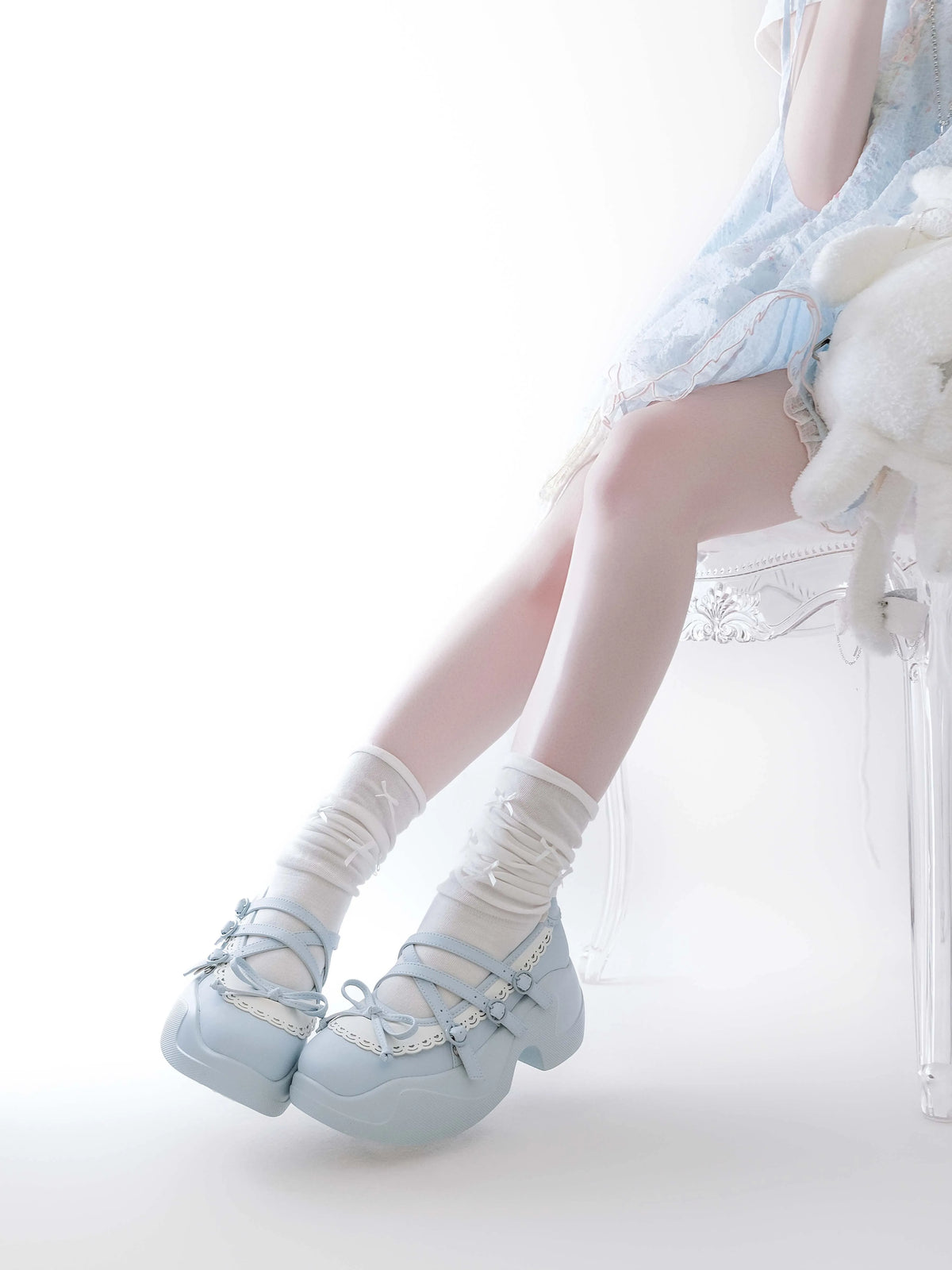 Summer Leilei Gururu Original Sweet Girl Thick Soled Shoes Sports Shoes