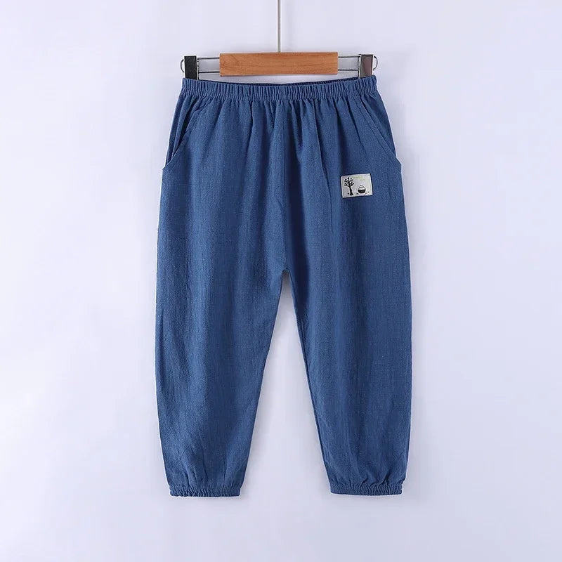 Gabriel Cotton Linen Elastic Waist Solid Color Summer Pants - GuGuTon baby store - Baby Fashion - Toddlers Outfits - Babies Outfits - Toddler Clothes - Kids Clothing - Newborn Clothes - Newborn Wear - Kids Wear - Trending Clothes - Trending Outfits - Fall Fashion - Winter Fashion - Girls Clothes - Boys Clothes - Babies Wear - Kids Accessories - KidsWear - Summer Clothes - Summer Fashion - Summer Trend - Falls Sweaters - Tops - Bottom - Jeans - Blouse - Dresses - Newborn Dresses - Toys