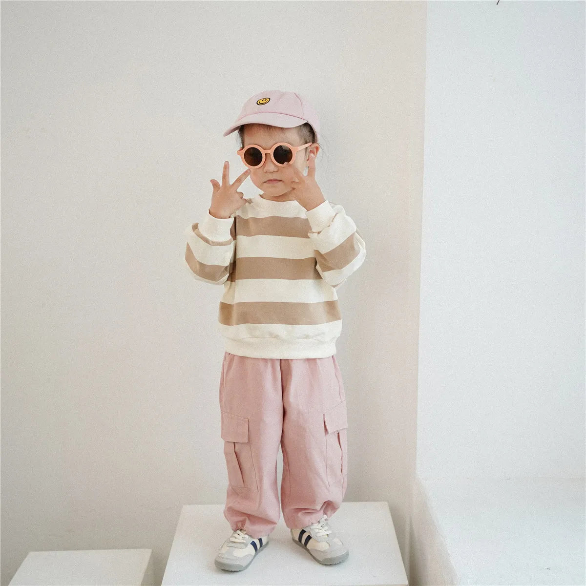 Enrrique New Baby Boy Long Sleeve Striped Sweater