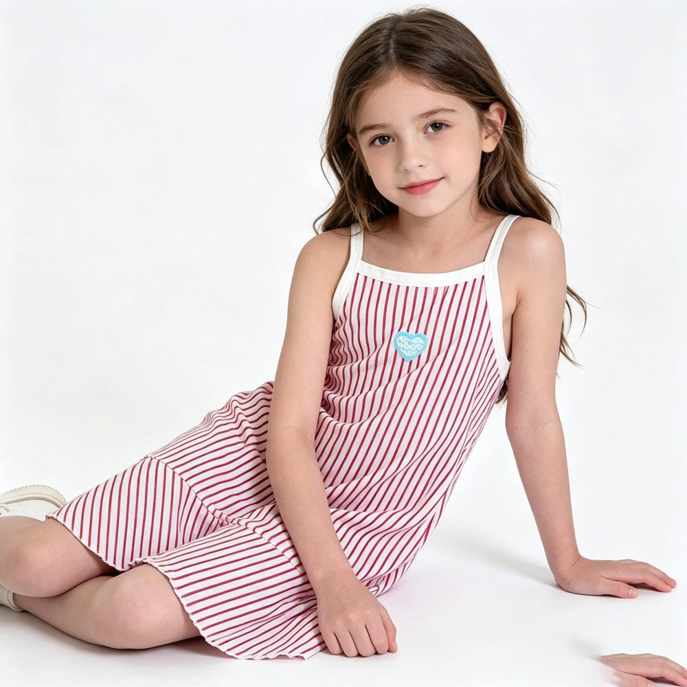 Cute Dress For Kids Girl Summer Dresses Children's Fashion Dress Thin Girls' Halter