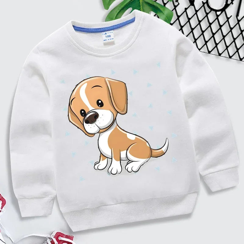 Gerson Animal Pullover Long Sleeve Sweatshirt