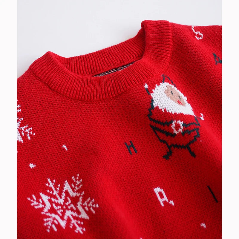 Sandro Christmas Santa Claus Pullover Sweater