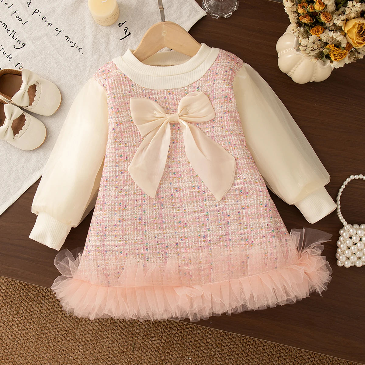 Luna Autumn Infant Baby  Wedding Party Dress