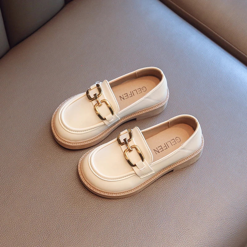 Girls' Princess Shoes 2025 Spring and Autumn Soft Soles Non-slip Foreign Style British Performance Loafers