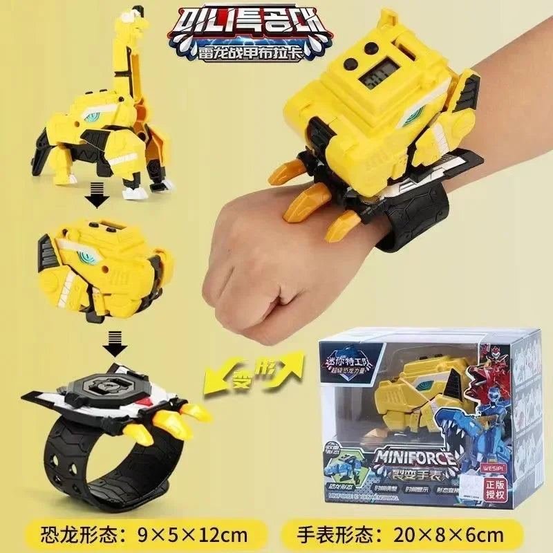 Miniforce X Watch Toy Super Dinosaur Power Mecha Deformation Robot