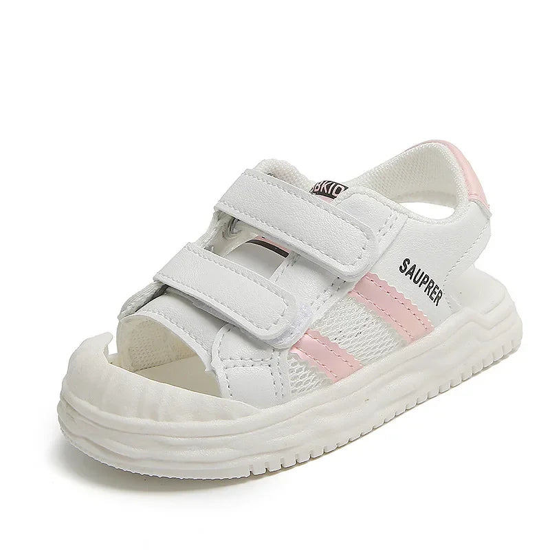 Summer Toddler Sandals Baby Girl Shoes White Color Soft Sole Breathable Boys
