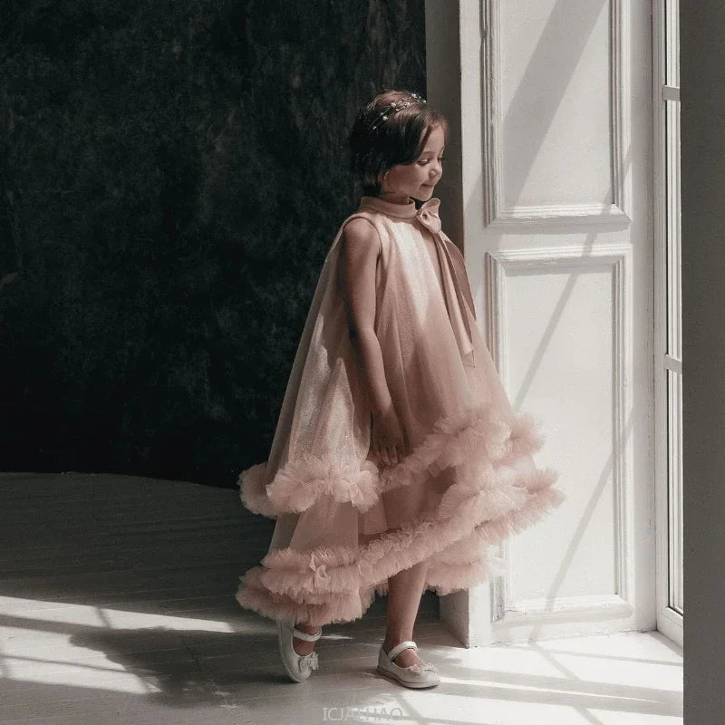 Teen Girl Clothes New Children Birthday Dress Fashion Banquet Party Gown Dresses