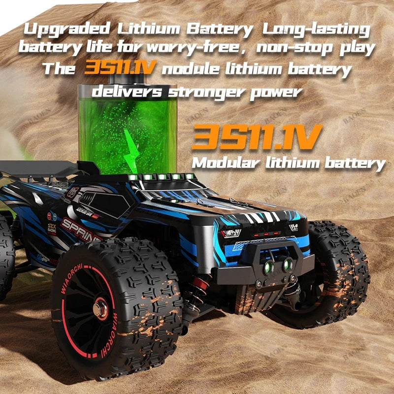 1:16 RC Cars 85KM/H Or 50KM/H 4WD RC Car High Speed Drift Monster 4x4 Truck for Kids Vs Wltoys 124017 3s Battery Vs SG116 MAX