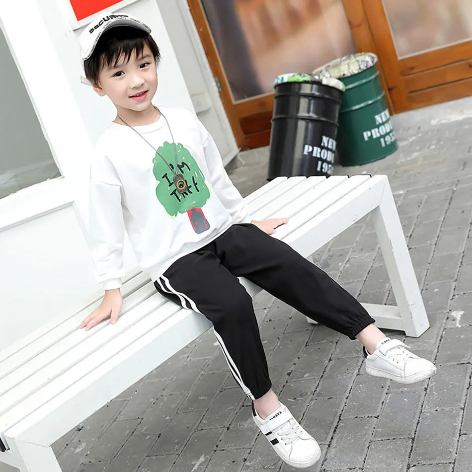 Pau Unisex Children Lounge Pants Boy Daily Wear Outdoor