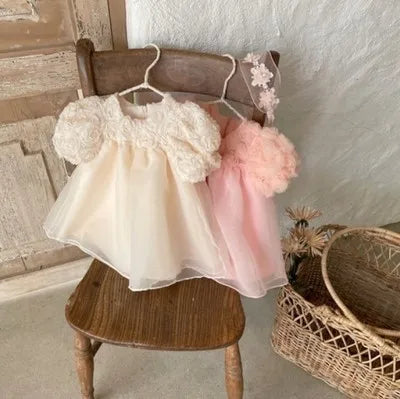 1st Birthday Party Baby Dress Summer Princess One Year Baby Girls Dress
