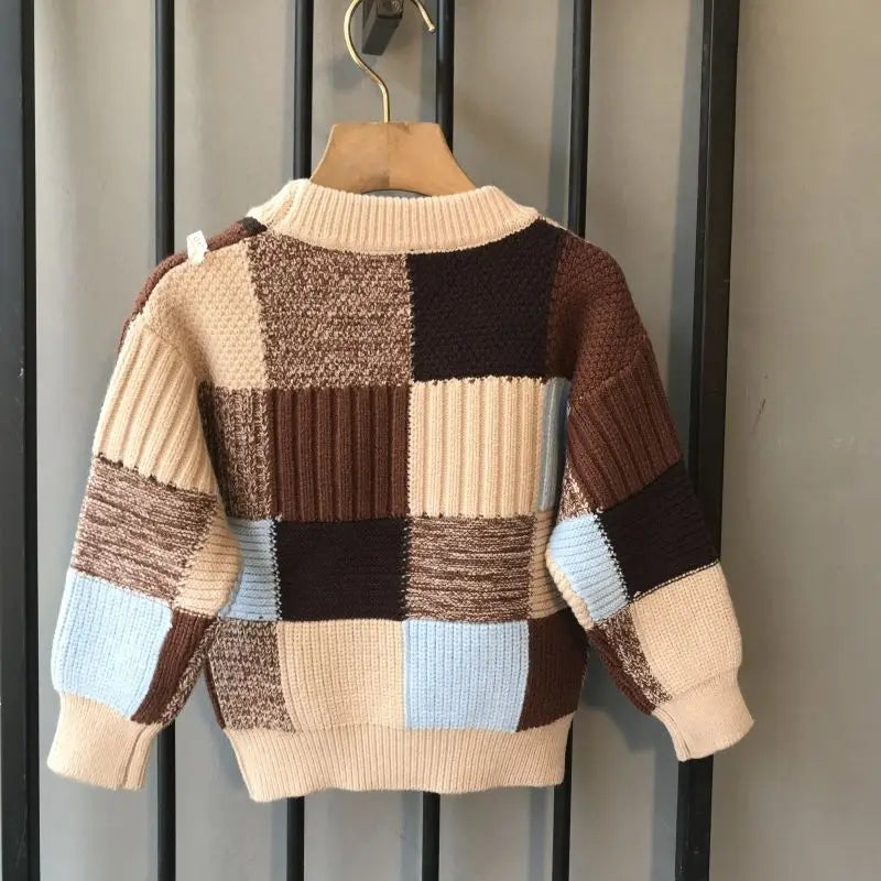 Stiven Loose Bottom Winter Kids Sweater