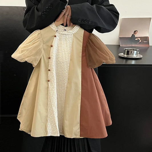 Jayla Girls Patchwork Dress Summer 2024 for Baby Girls