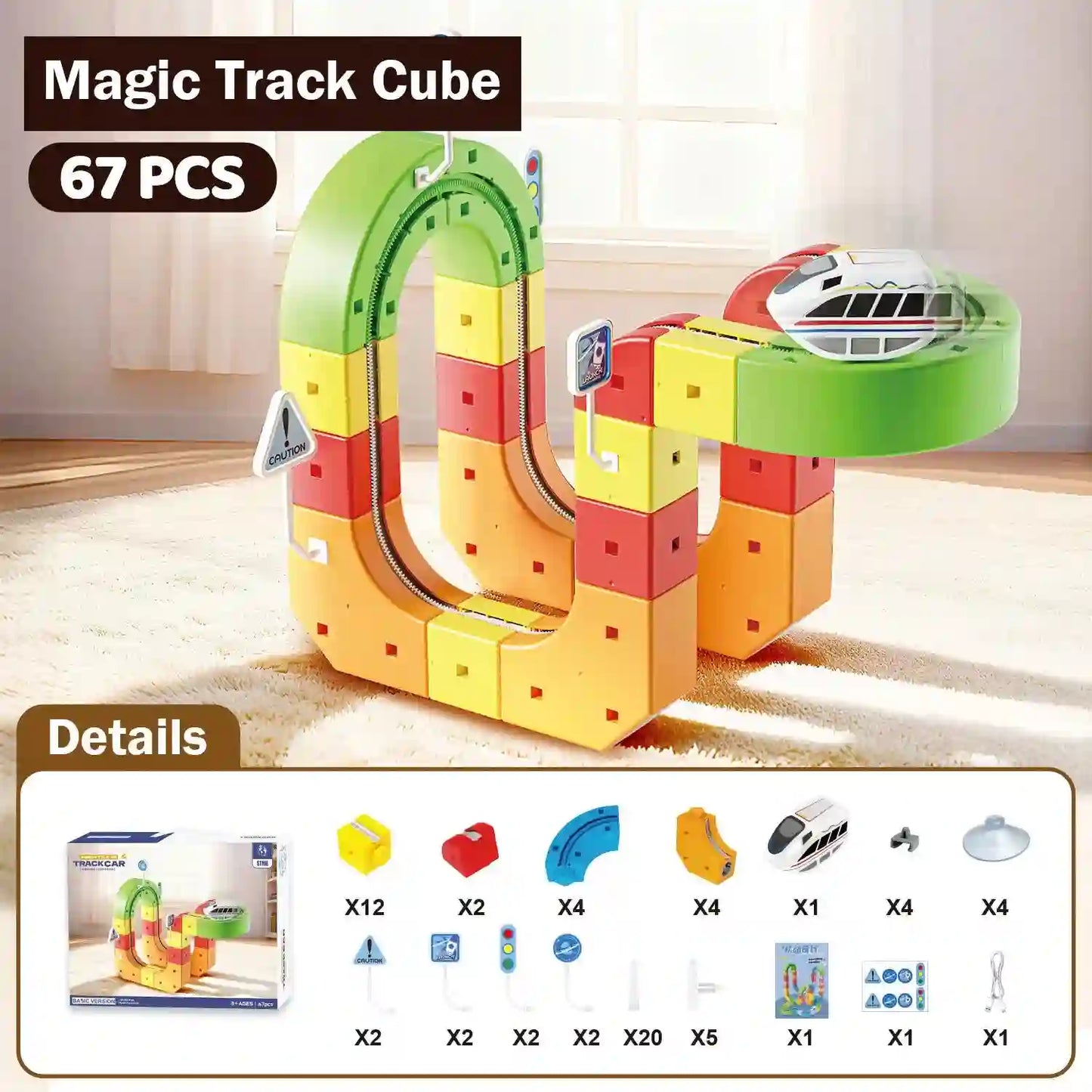 Magic Track Car Toys for Kids - Endless Creative Play