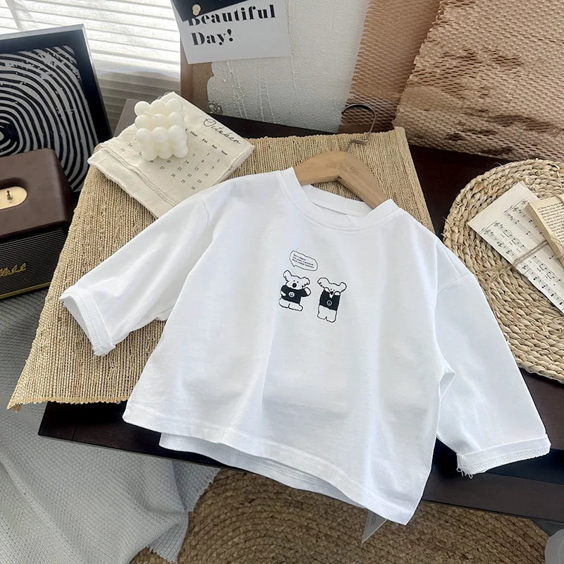 Henry Versatile Basic Toddler Boys Tees - GuGuTon baby store - Baby Fashion - Toddlers Outfits - Babies Outfits - Toddler Clothes - Kids Clothing - Newborn Clothes - Newborn Wear - Kids Wear - Trending Clothes - Trending Outfits - Fall Fashion - Winter Fashion - Girls Clothes - Boys Clothes - Babies Wear - Kids Accessories - KidsWear - Summer Clothes - Summer Fashion - Summer Trend - Falls Sweaters - Tops - Bottom - Jeans - Blouse - Dresses - Newborn Dresses - Toys