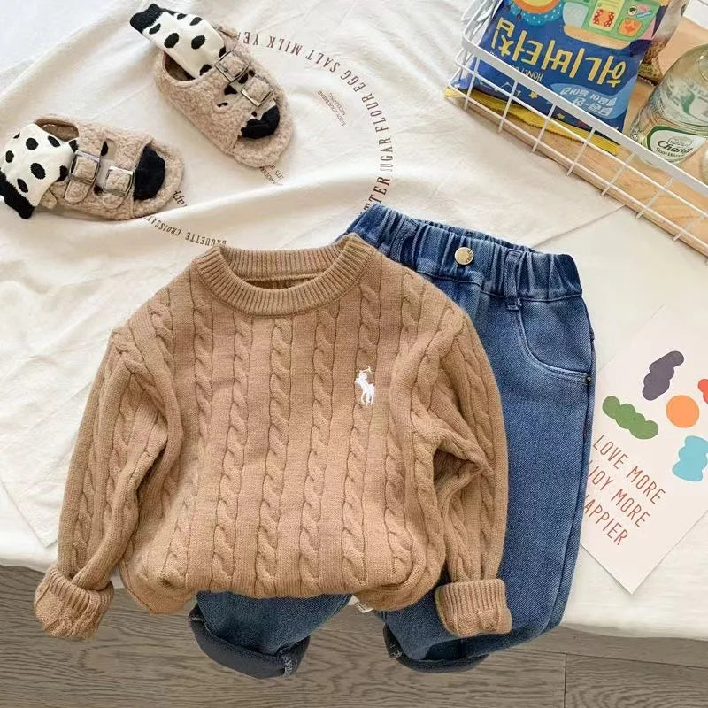 Gabriel Autumn/Winter Boys Long sleeved Sweaters - GuGuTon baby store - Baby Fashion - Toddlers Outfits - Babies Outfits - Toddler Clothes - Kids Clothing - Newborn Clothes - Newborn Wear - Kids Wear - Trending Clothes - Trending Outfits - Fall Fashion - Winter Fashion - Girls Clothes - Boys Clothes - Babies Wear - Kids Accessories - KidsWear - Summer Clothes - Summer Fashion - Summer Trend - Falls Sweaters - Tops - Bottom - Jeans - Blouse - Dresses - Newborn Dresses - Toys