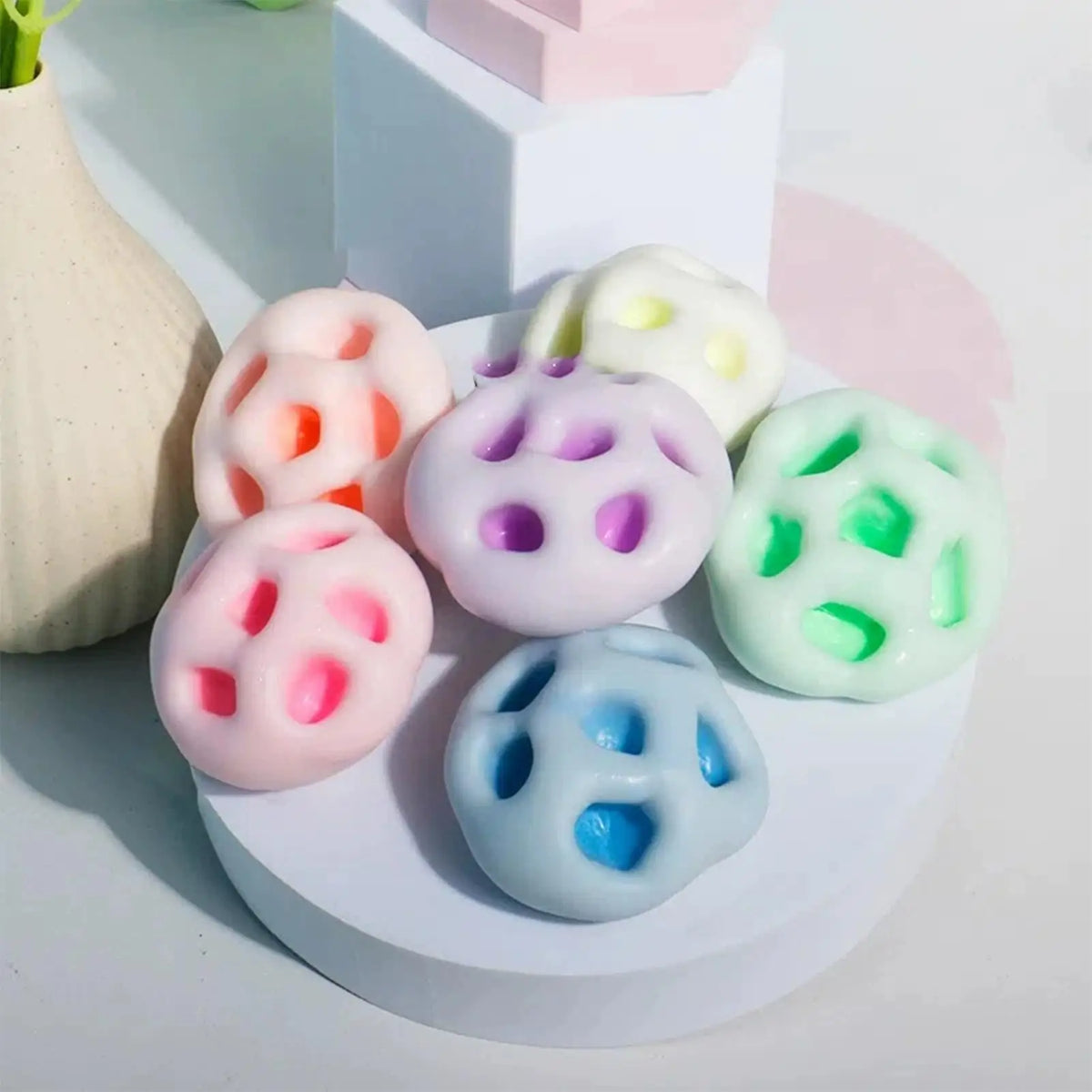 Squeeze Toys Cute Soft Ball Fidget Toys for Teens Kids Women Men Adults