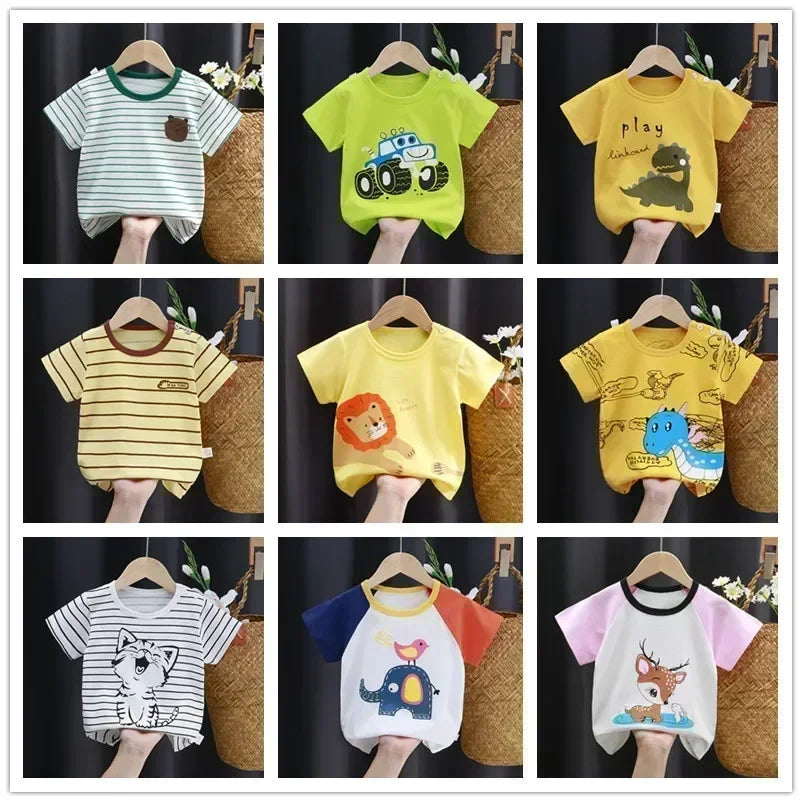 Anthony Clothing Cartoon Print Cotton Tees - GuGuTon baby store - Baby Fashion - Toddlers Outfits - Babies Outfits - Toddler Clothes - Kids Clothing - Newborn Clothes - Newborn Wear - Kids Wear - Trending Clothes - Trending Outfits - Fall Fashion - Winter Fashion - Girls Clothes - Boys Clothes - Babies Wear - Kids Accessories - KidsWear - Summer Clothes - Summer Fashion - Summer Trend - Falls Sweaters - Tops - Bottom - Jeans - Blouse - Dresses - Newborn Dresses - Toys