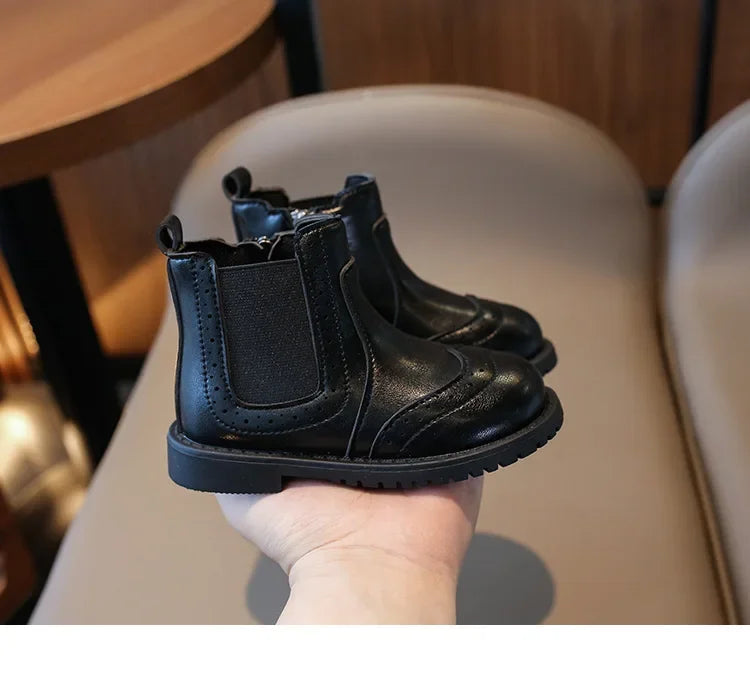 Versatile Baby Girl Boot Must-have Outdoor Lounging for Spring Autumn Clssic Princess Chelsea Short Boots Shoes