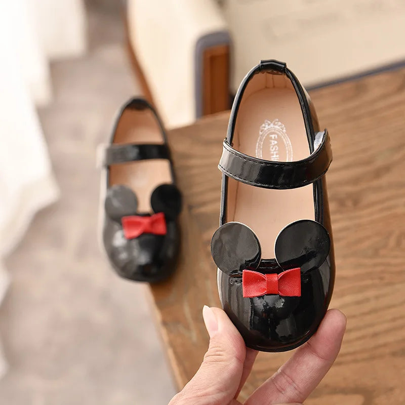 Baby Girl Shoes Soft PU Patent Leather Flats For Girls