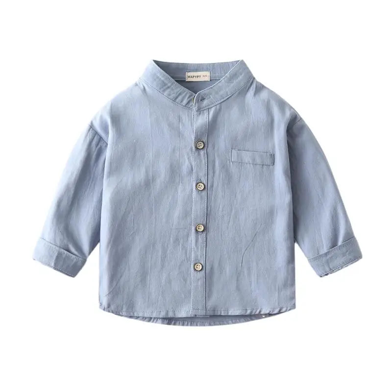 Rafael Cotton Soft Casual Long Sleeve Shirt - GuGuTon baby store - Baby Fashion - Toddlers Outfits - Babies Outfits - Toddler Clothes - Kids Clothing - Newborn Clothes - Newborn Wear - Kids Wear - Trending Clothes - Trending Outfits - Fall Fashion - Winter Fashion - Girls Clothes - Boys Clothes - Babies Wear - Kids Accessories - KidsWear - Summer Clothes - Summer Fashion - Summer Trend - Falls Sweaters - Tops - Bottom - Jeans - Blouse - Dresses - Newborn Dresses - Toys