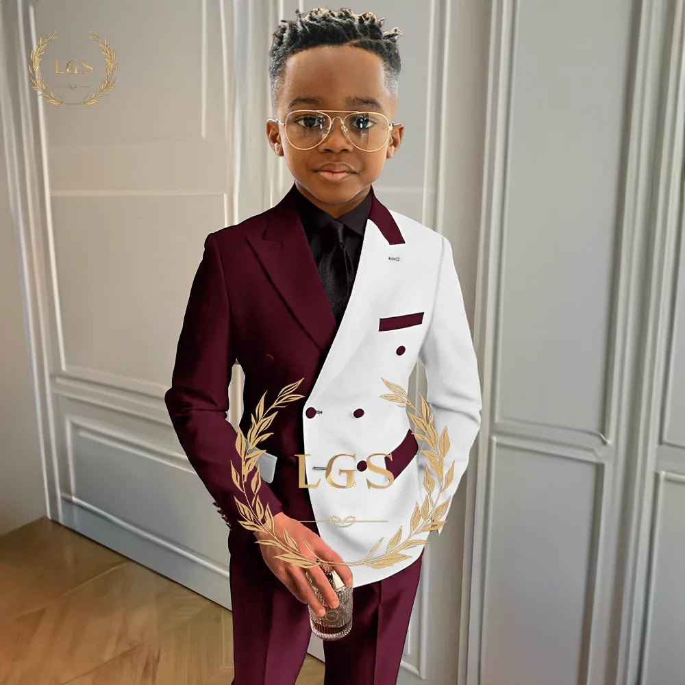 Hugo Boys Formal Elegant Suit 2 Piece Set (Jacket and Pants) Kids Wedding - GuGuTon baby store - Baby Fashion - Toddlers Outfits - Babies Outfits - Toddler Clothes - Kids Clothing - Newborn Clothes - Newborn Wear - Kids Wear - Trending Clothes - Trending Outfits - Fall Fashion - Winter Fashion - Girls Clothes - Boys Clothes - Babies Wear - Kids Accessories - KidsWear - Summer Clothes - Summer Fashion - Summer Trend - Falls Sweaters - Tops - Bottom - Jeans - Blouse - Dresses - Newborn Dresses - Toys