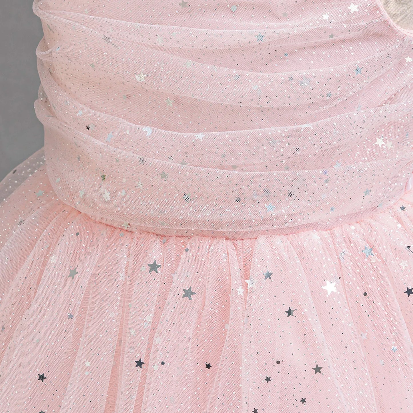 Baby Girl Lace Dresses Sparkling Weddings Pink Dress Elegant Princess