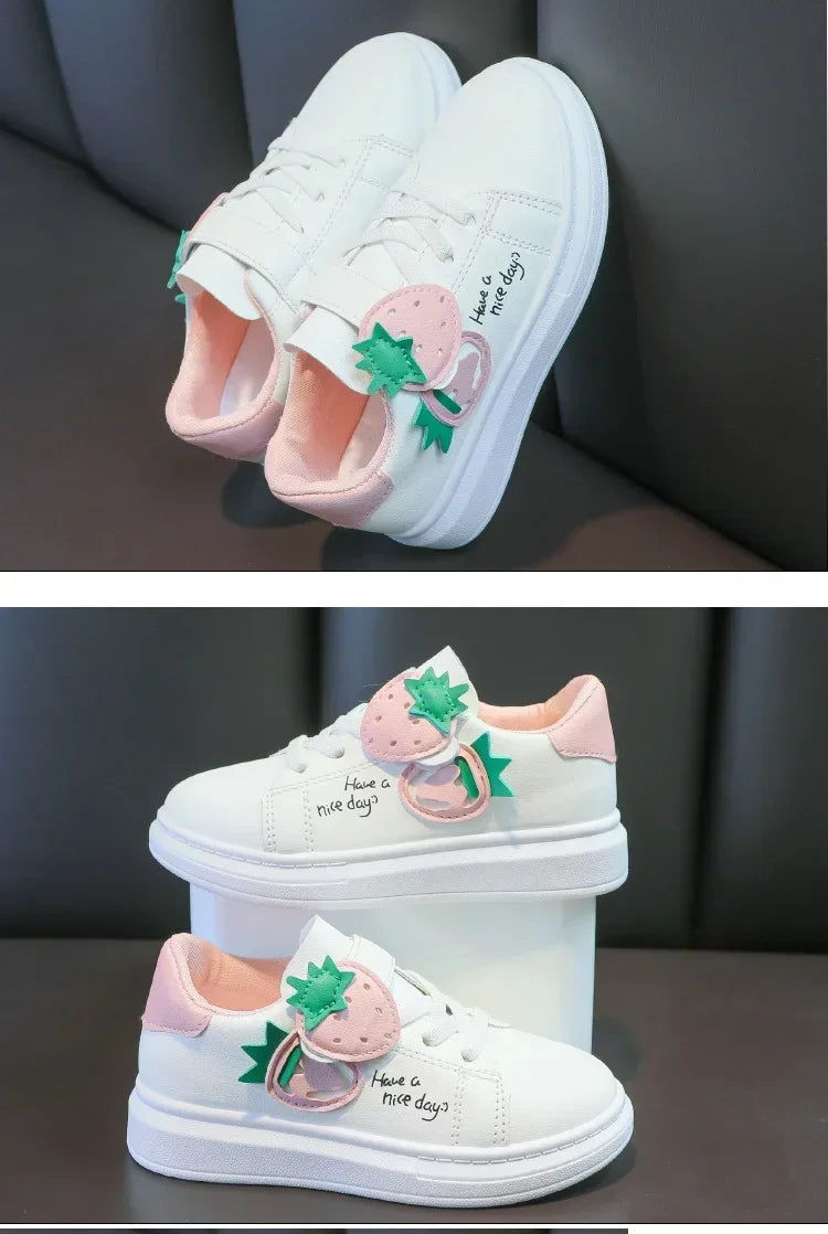 girl shoes 2025 spring autumn sports shoes children's soft-soled