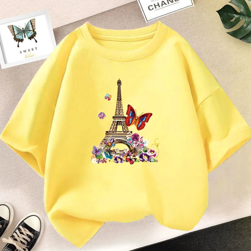 Abigail Pink Heart Flower Print Girls Tshirt Casual Cute T-Shirt Fashion - GuGuTon baby store - Baby Fashion - Toddlers Outfits - Babies Outfits - Toddler Clothes - Kids Clothing - Newborn Clothes - Newborn Wear - Kids Wear - Trending Clothes - Trending Outfits - Fall Fashion - Winter Fashion - Girls Clothes - Boys Clothes - Babies Wear - Kids Accessories - KidsWear - Summer Clothes - Summer Fashion - Summer Trend - Falls Sweaters - Tops - Bottom - Jeans - Blouse - Dresses - Newborn Dresses - Toys