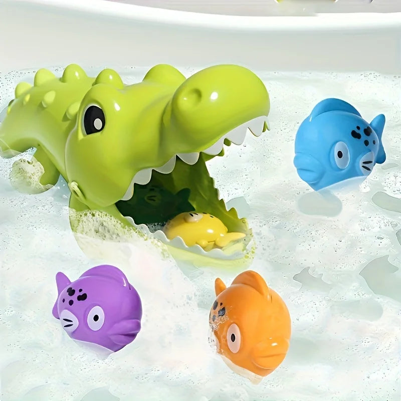 Big Crocodile Water Playset - Interactive and Educational Children's Bath Toys