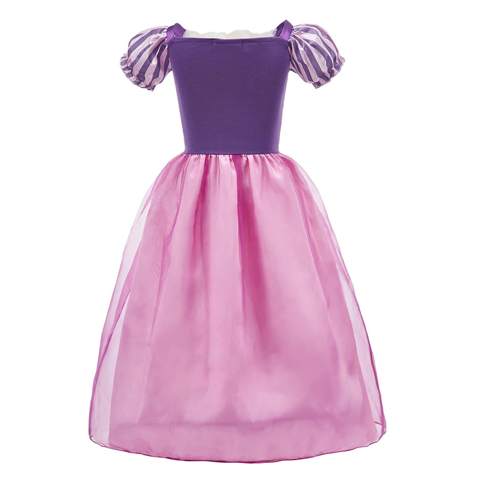 Girls Costume Children Cosplay Princess Dress Kids Halloween Birthday Pageant Party