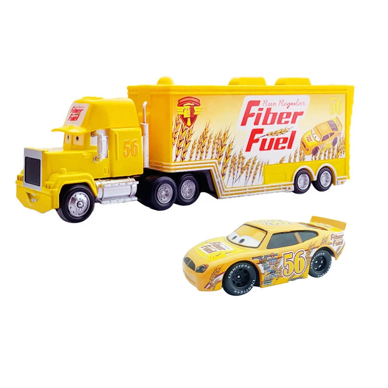 Cars 2 Mack Truck Pixar racing car Lightning McQueen Jackson Storm mini Car