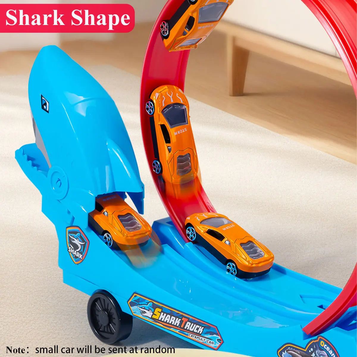 Dinosaur Track Car Sliding Railway Toy Shark  DIY Vehicles Educational Toys