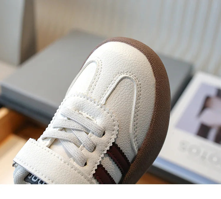 Children's Skate Shoes Girls White Sneakers 2026 Autumn New Fashion Boys Canvas Shoes Kids Sports Shoes Unisex Casual Shoes