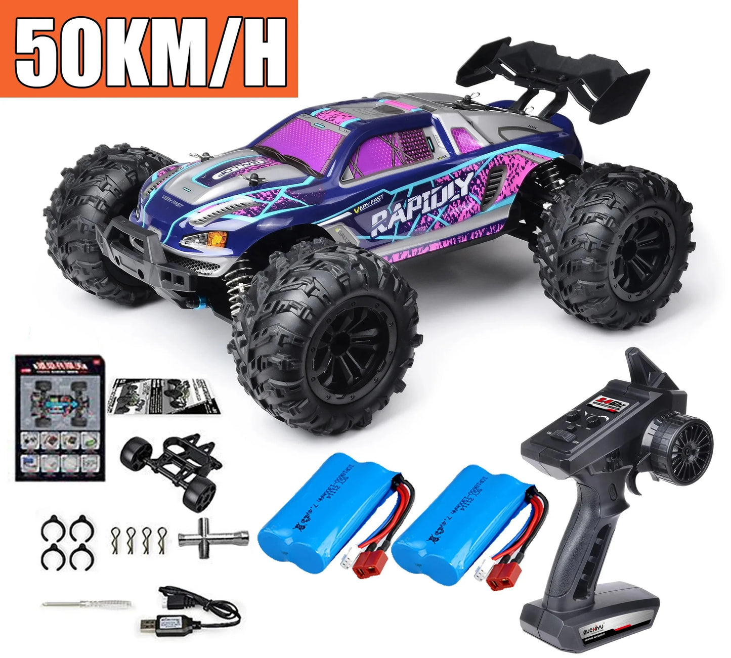 Rc Cars Off Road 4x4 16101PRO/16102PRO Brushless 2.4G Remote Control Car 4WD 1/16 High Speed Rc Truck Drift Rc Car Toys for Boys