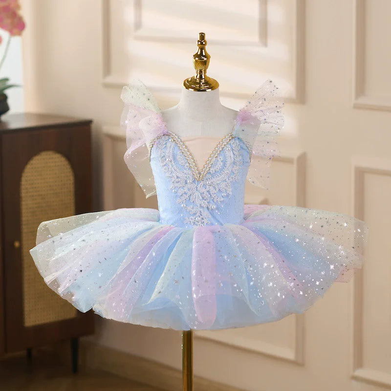 Summer Stage Ballet Leotards Girls Dresses Princess Dance Girl Dress