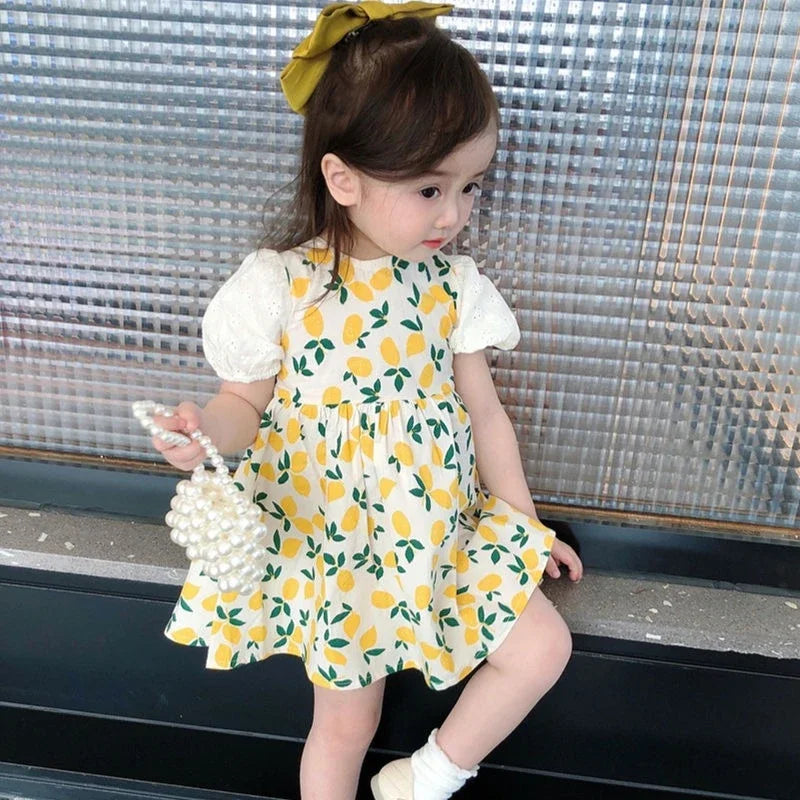 Girl floral dresses princess dress baby girls summer dress flower girl dresses baby girl dress Children dresses فساتين الأطفال