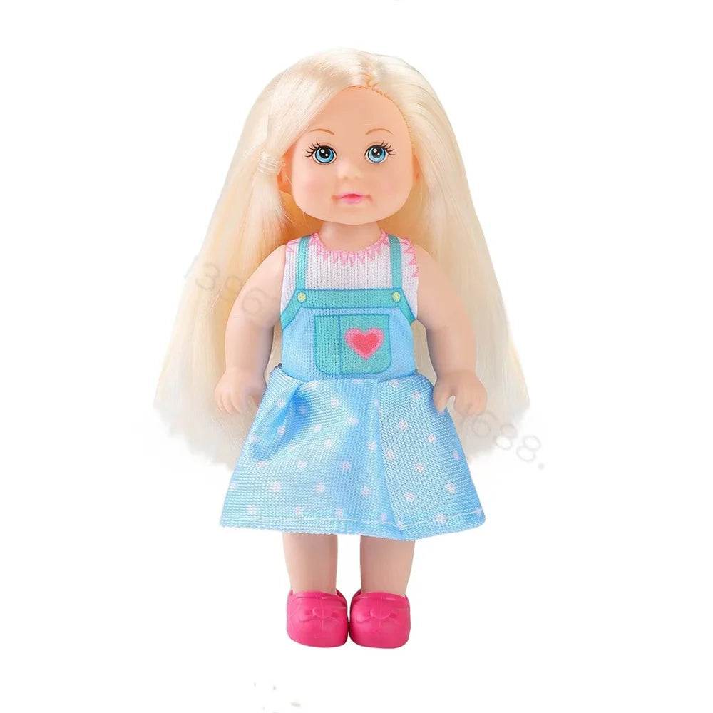 Multi style set with optional mini baby palm dolls, girl player toys, gifts