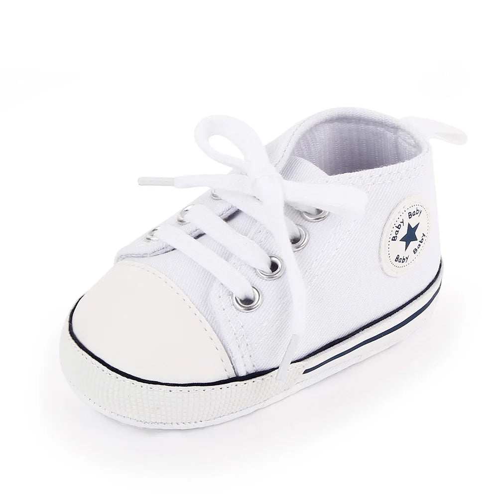 Spring New Baby Shoes Boy and Girl Classic Canvas Casual Sneakers