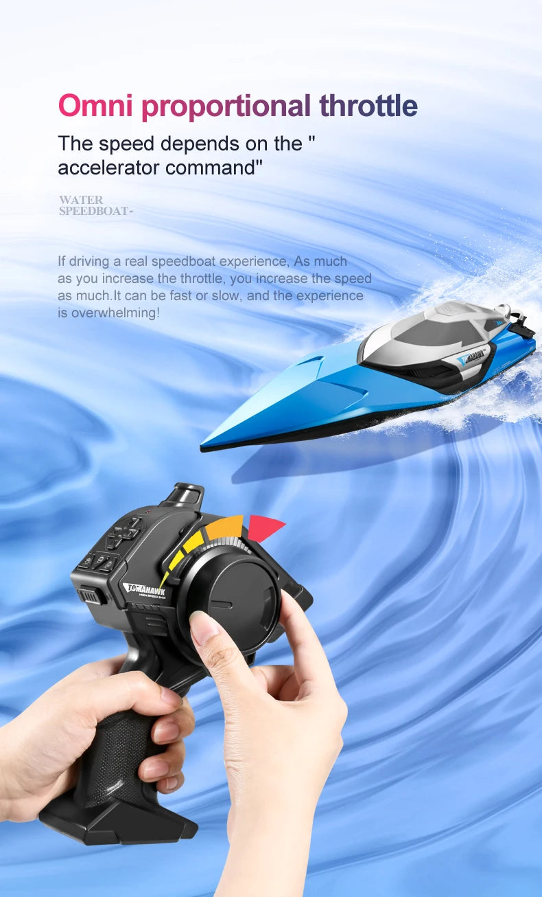S2 Super Large High-speed Remote Controlled Boat 50KM/H High Horsepower