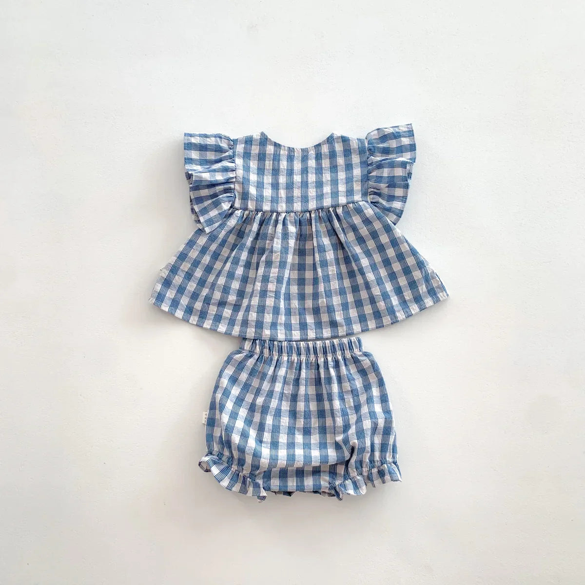 Ruffle Plaid Bloomer Set