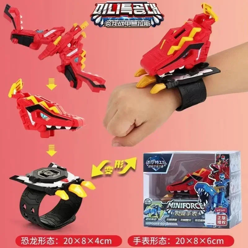Miniforce X Watch Toy Super Dinosaur Power Mecha Deformation Robot