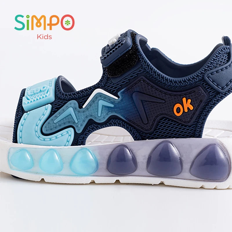 Children' Fashion Sport Sandals Geometric Patterns Breathable Shoes
