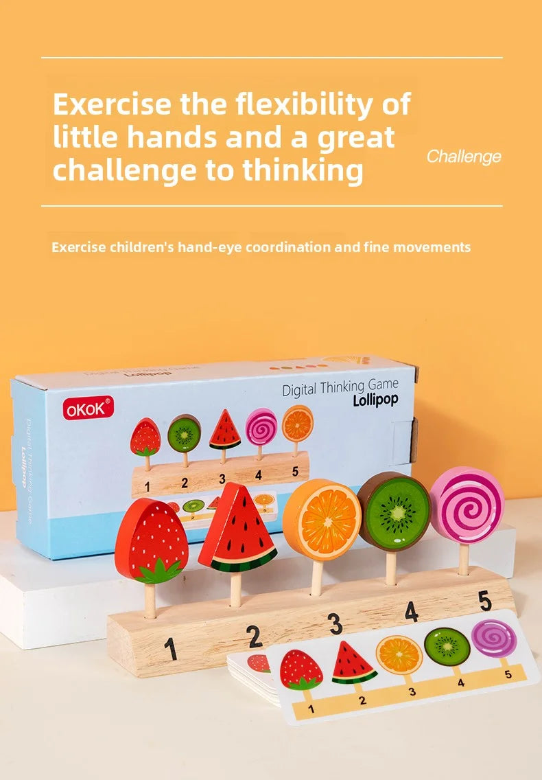 Children's Popsicle Matching Toys for Girls, Simulation Ice Cream, Pretend Play, Baby Enlightenment Educational Toys Decoration
