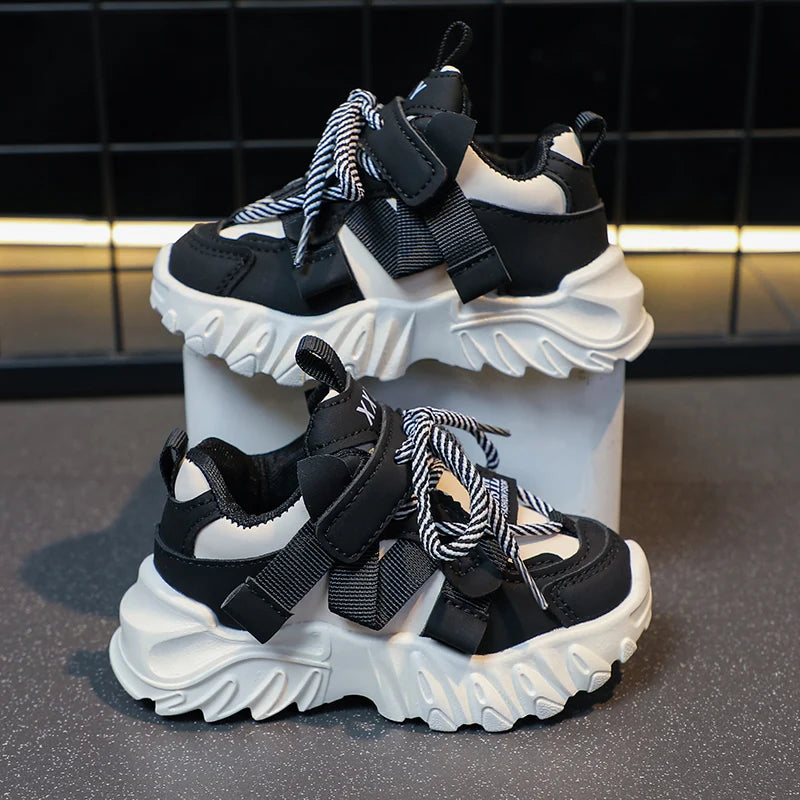 Kids Sport Chunky Shoes Mesh Breathable Casual Girls Sneakers