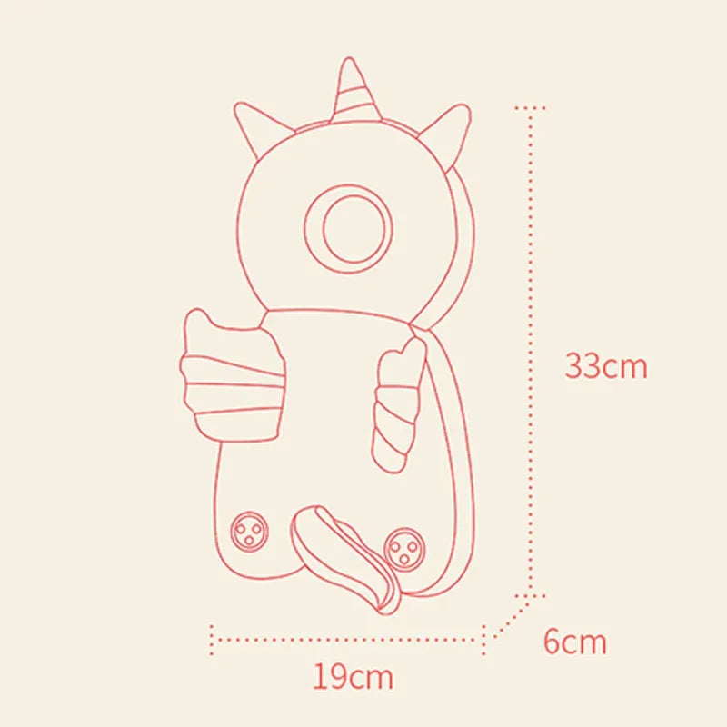 1-3T Toddler Baby Head Protector Safety Pad Cushion Back Prevent Injured
