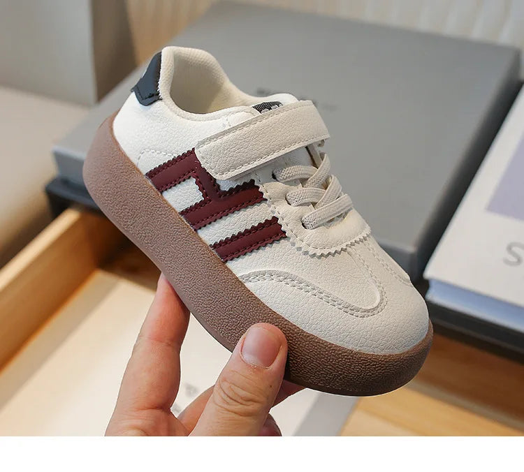Children's Skate Shoes Girls White Sneakers 2026 Autumn New Fashion Boys Canvas Shoes Kids Sports Shoes Unisex Casual Shoes